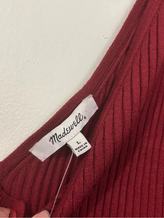 Madewell The Signature Knit Button-Front Sweater Tank - Picture 4 of 8